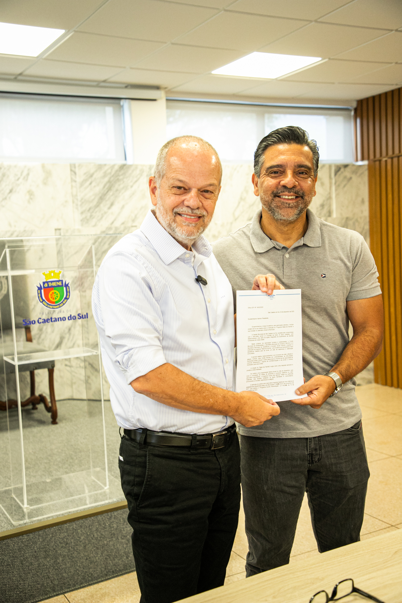 Prefeitura encaminha à Câmara projeto de lei que institui o Natal da Família em São Caetano