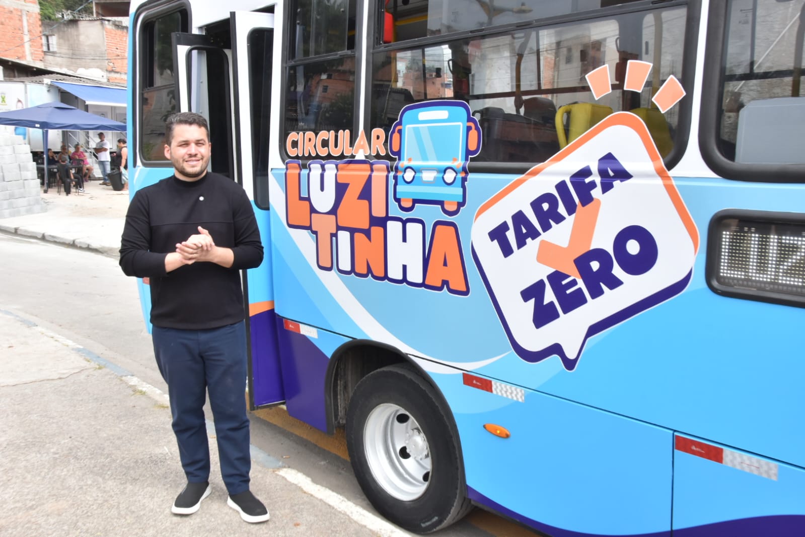 Prefeitura lança ônibus gratuito Luzitinha para atender comunidades do Jardim Santo André