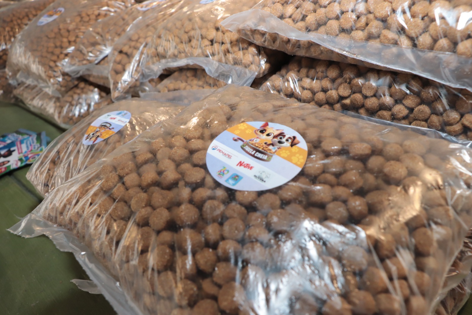 Prefeitura de Ribeirão Pires distribui mais de três toneladas de ração a protetores e animais em vulnerabilidade