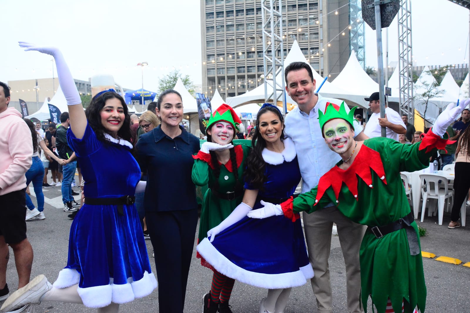 Feira do Natal Solidário abre programação natalina em Santo André com 5 toneladas de alimentos arrecadados