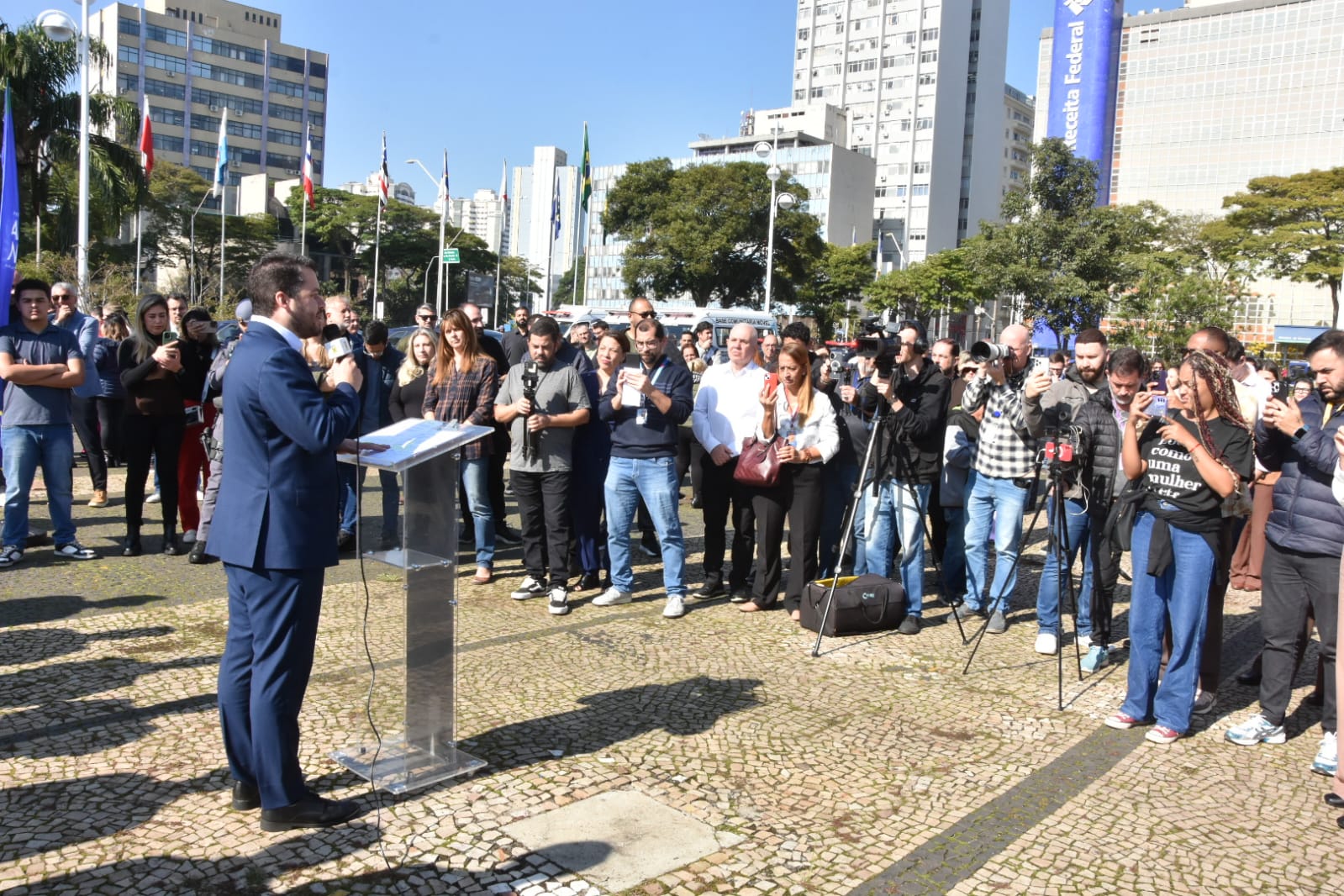 Santo André realiza operação integrada de segurança e entrega duas viaturas da Patrulha Maria da Penha