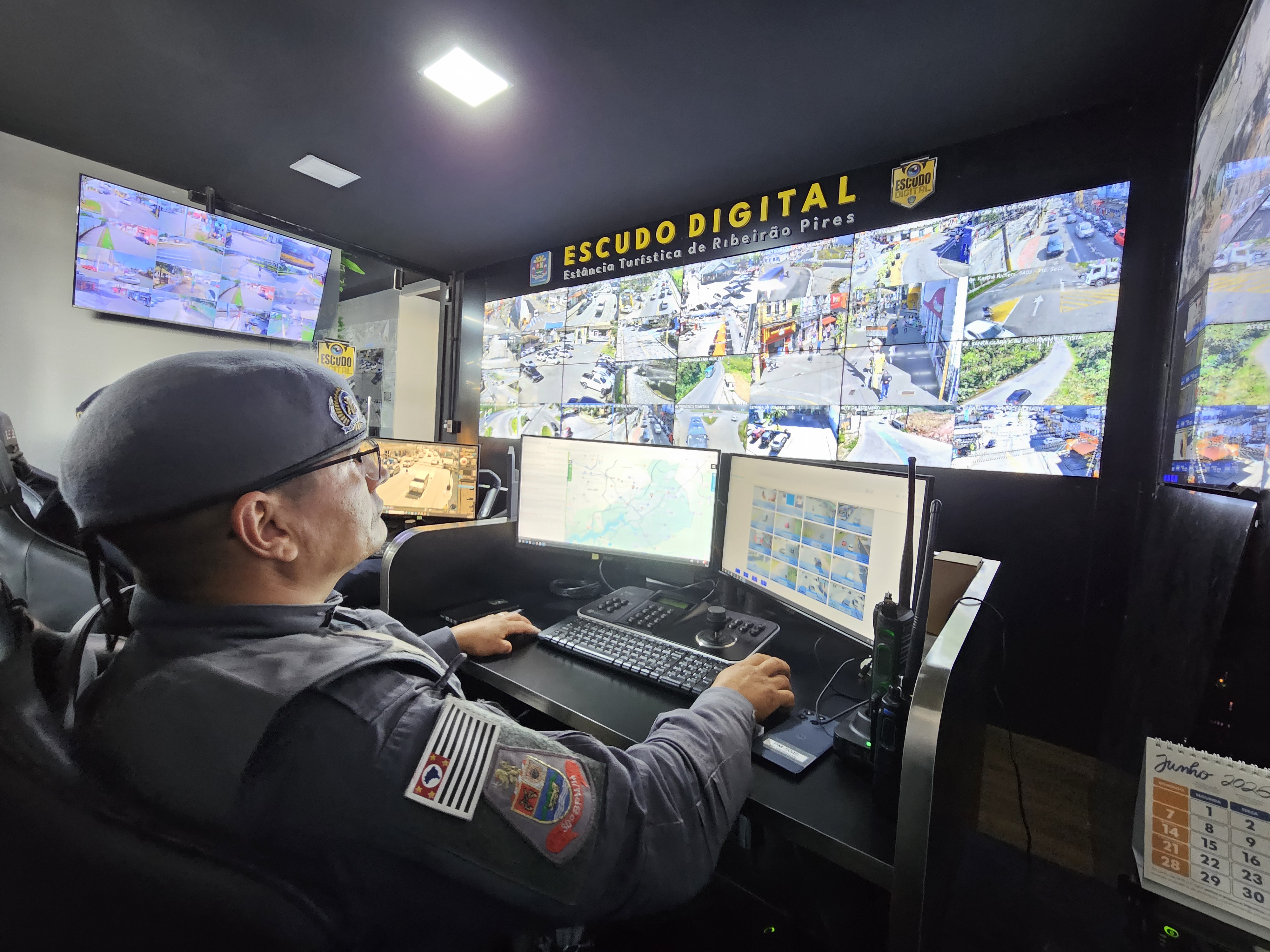 Polícia Militar passa a integrar o Smart Ribeirão Pires e fortalece monitoramento inteligente municipal