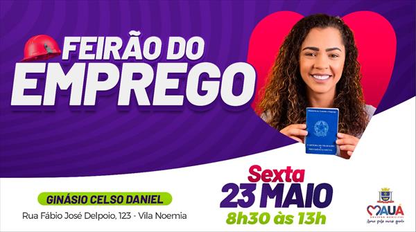  Feirão do Emprego  será realizado na próxima sexta-feira em Mauá