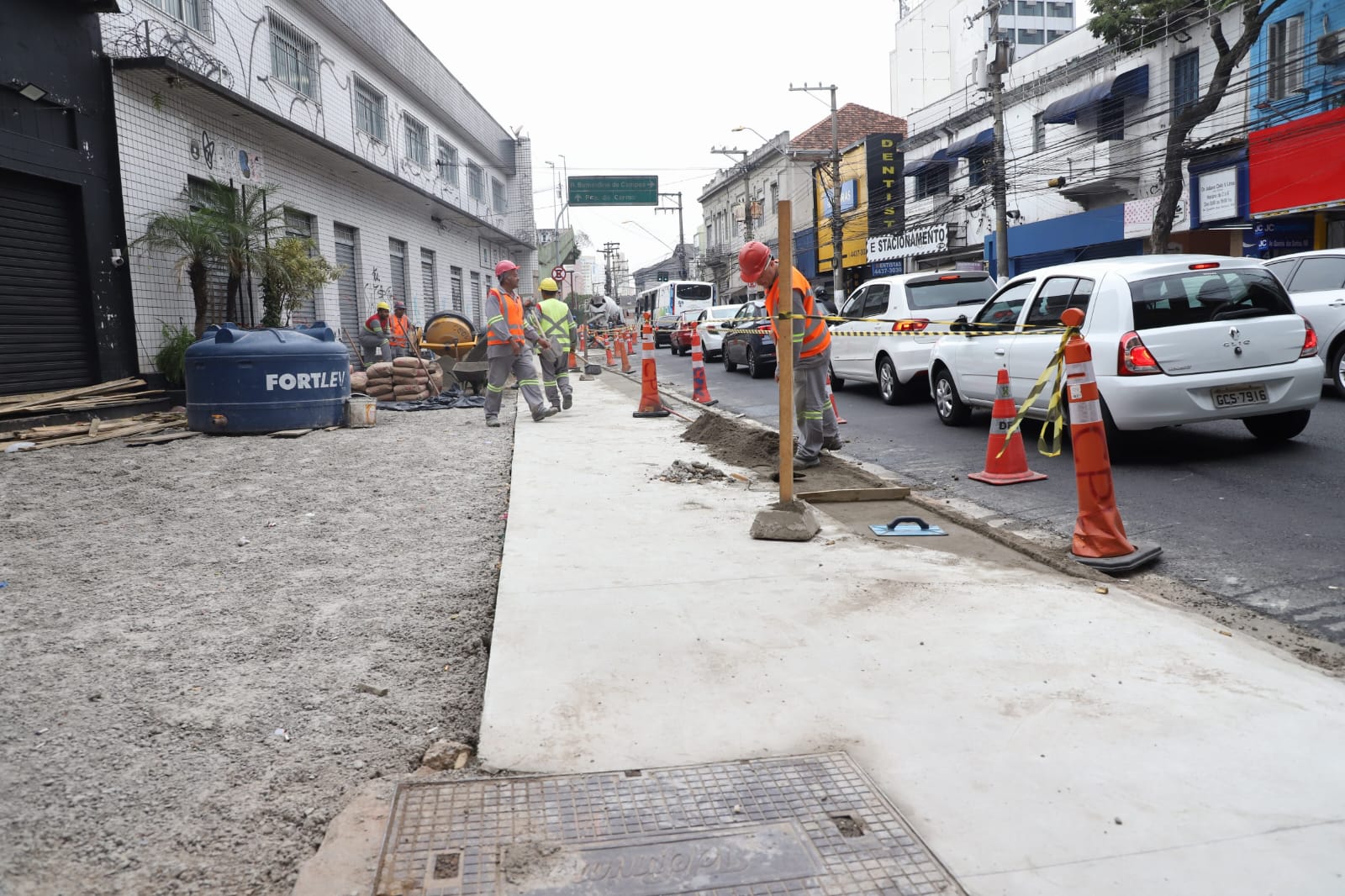 Obras de requalificação na região central de Santo André superam 75% de conclusão