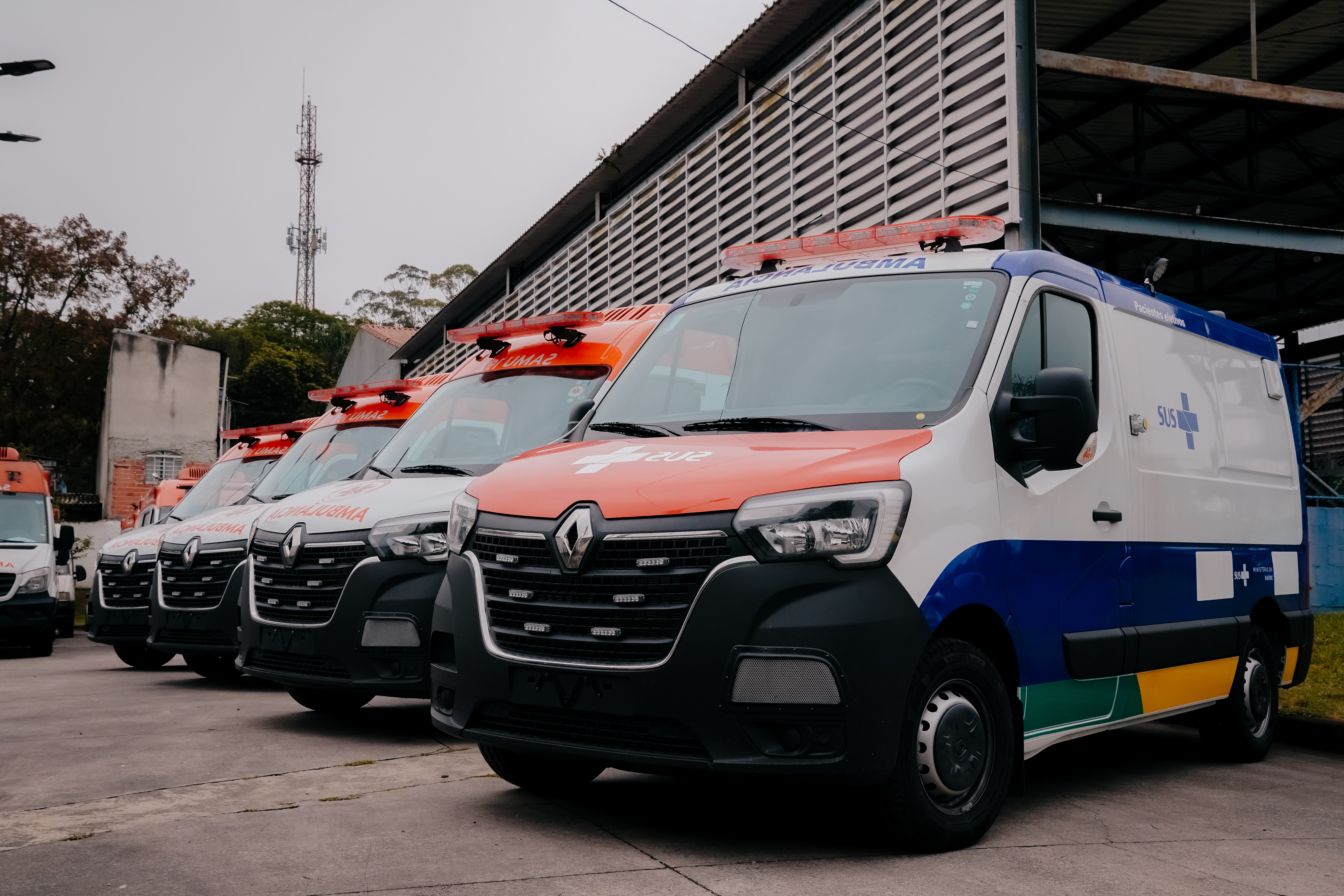 Com novas ambulâncias, São Bernardo reforça frota e qualifica atendimento do SAMU