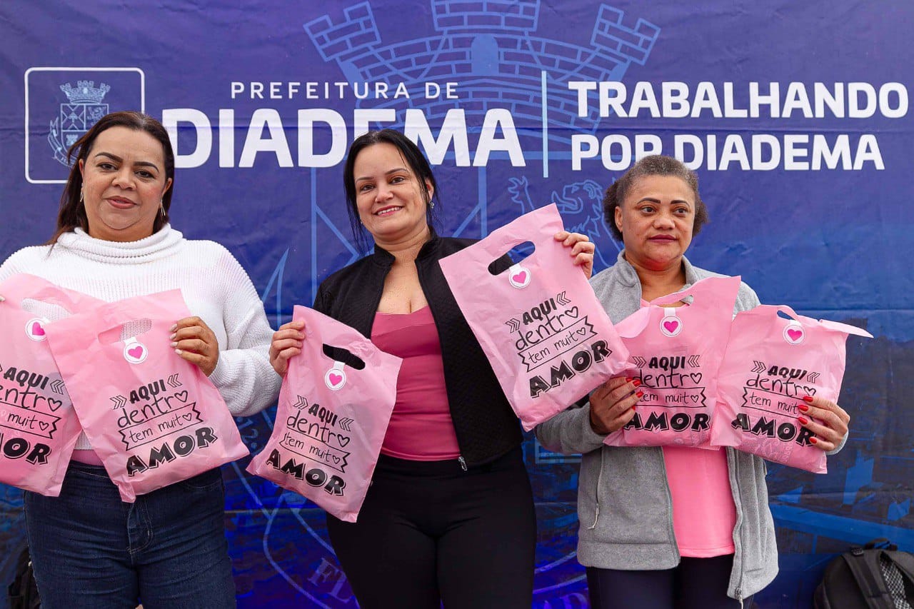 Diadema reforça prevenção e diagnóstico precoce durante o Outubro Rosa