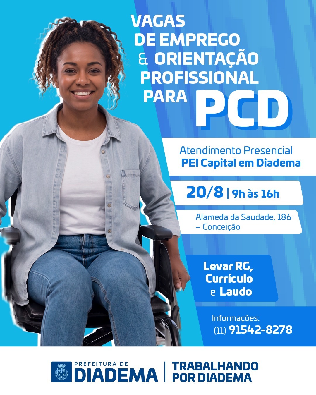 Polo de Empregabilidade conecta pessoas com deficiência a oportunidades de trabalho em Diadema