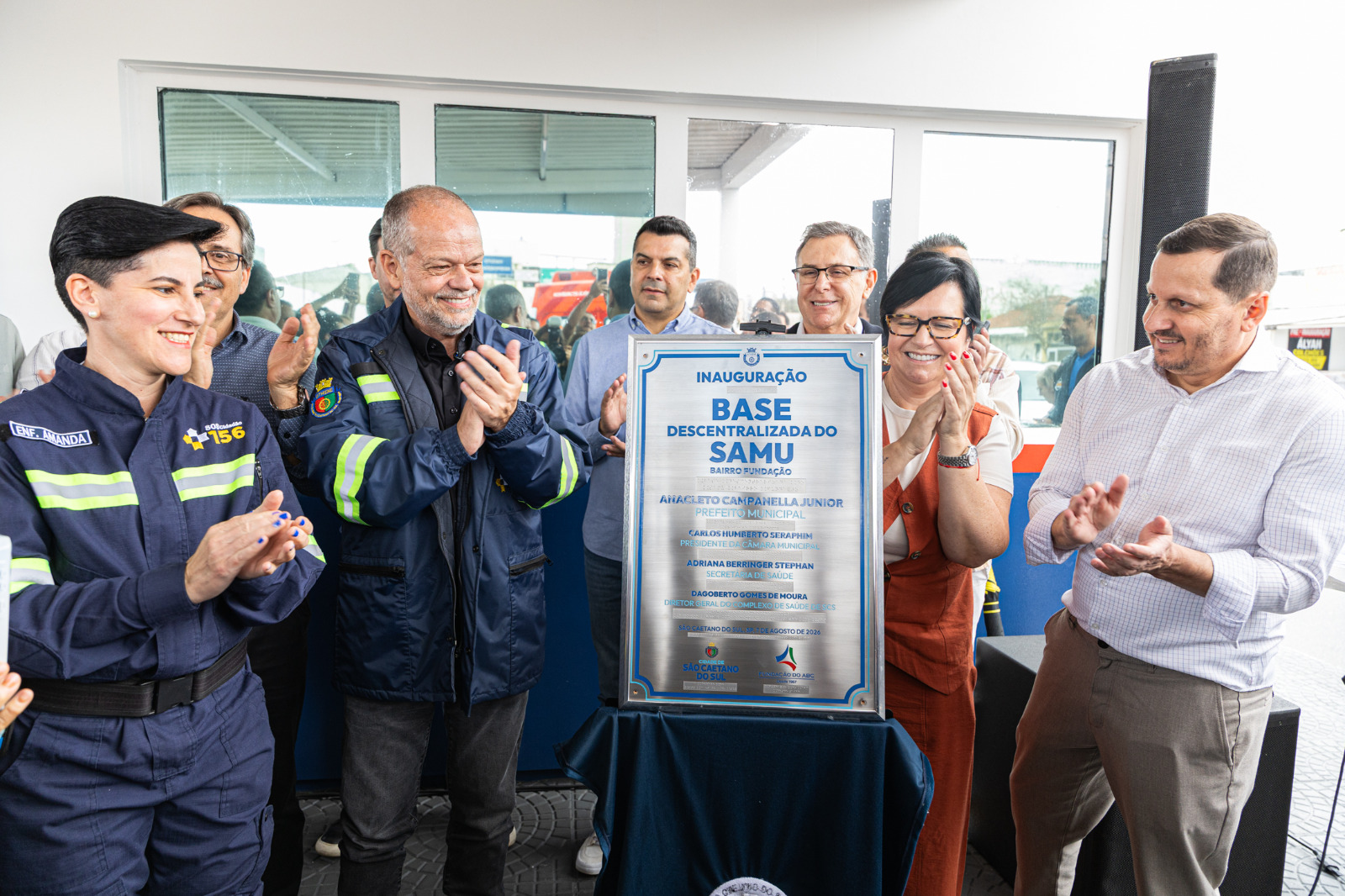 São Caetano inaugura primeira base descentralizada e digitaliza operação do SAMU