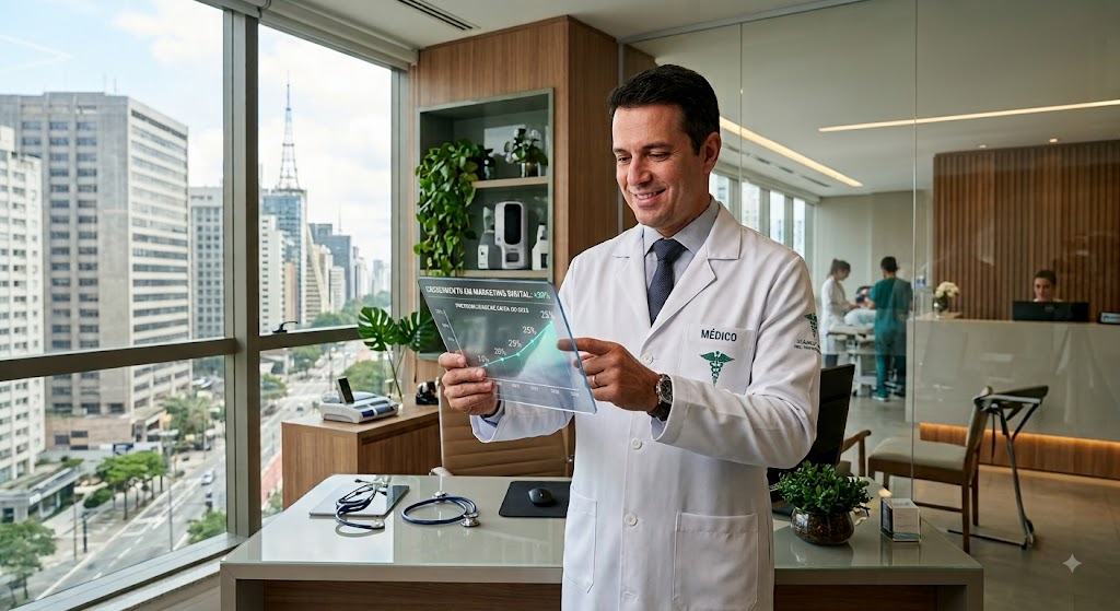 Investimento de médicos em marketing digital deve crescer entre 15% e 25% em 2026 e impulsionar saúde financeira das clínicas