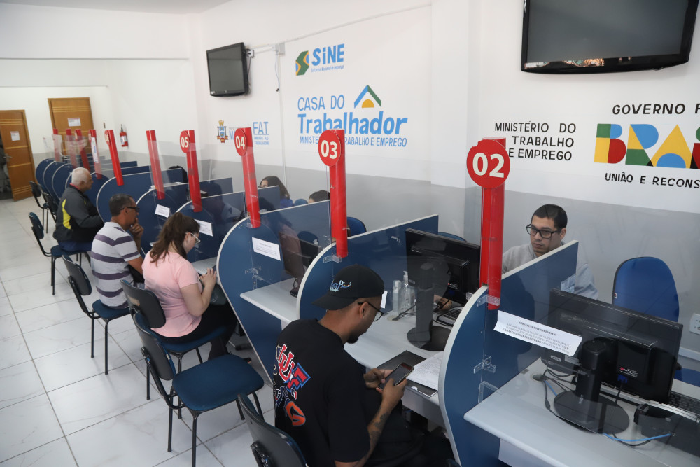 141 vagas de emprego disponíveis na Casa do Trabalhador