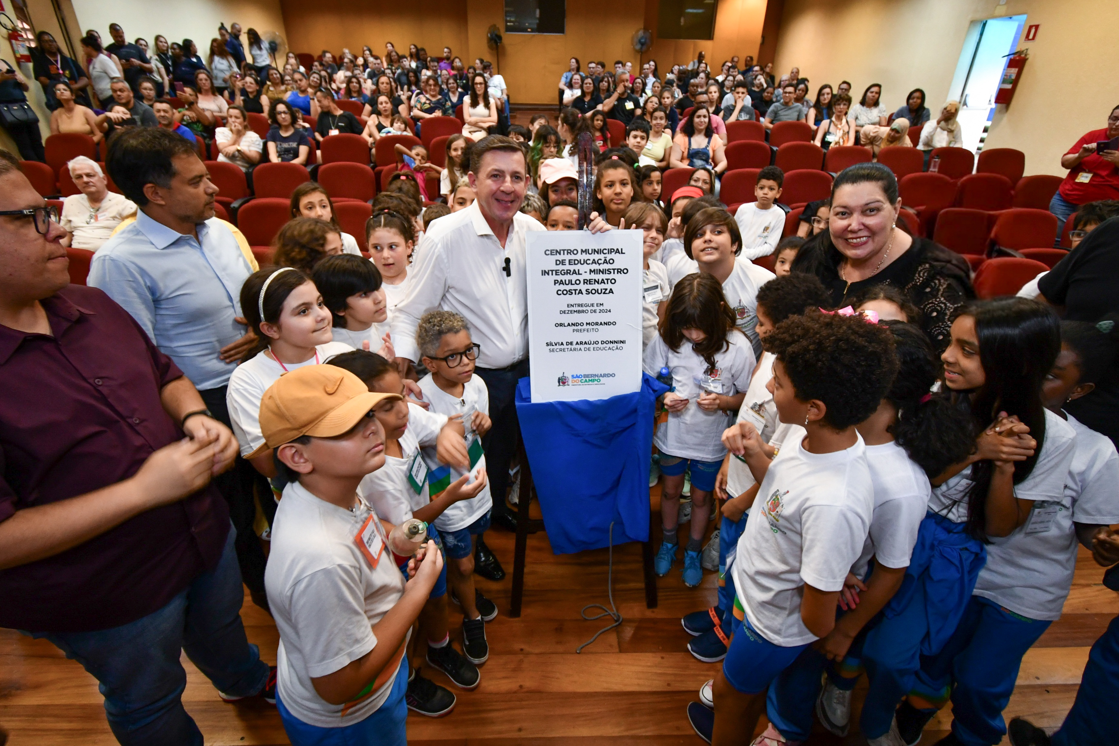  Prefeito Orlando Morando entrega Centro Municipal de Educação Integral de São Bernardo