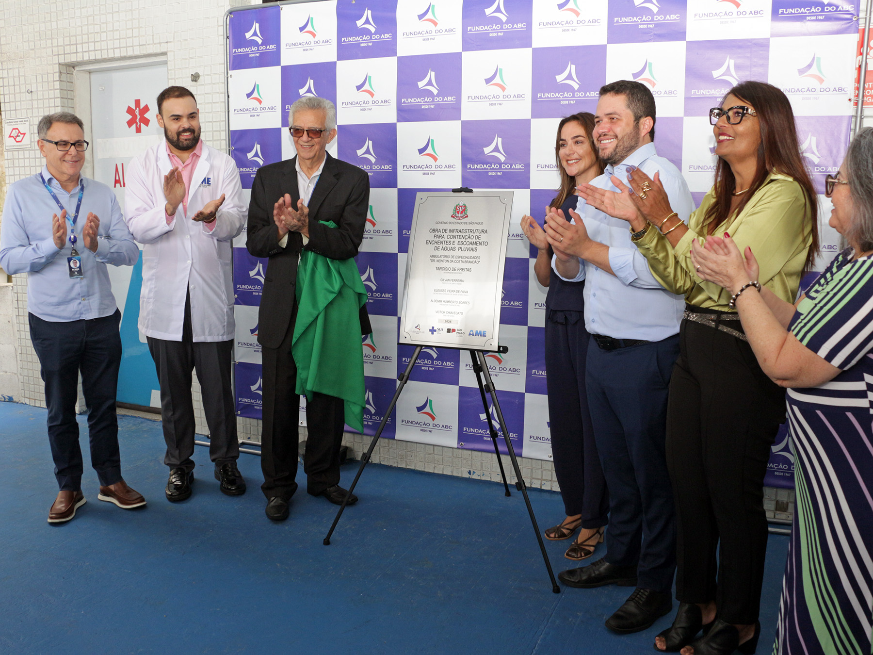 AME Santo André entrega obras para contenção de enchentes