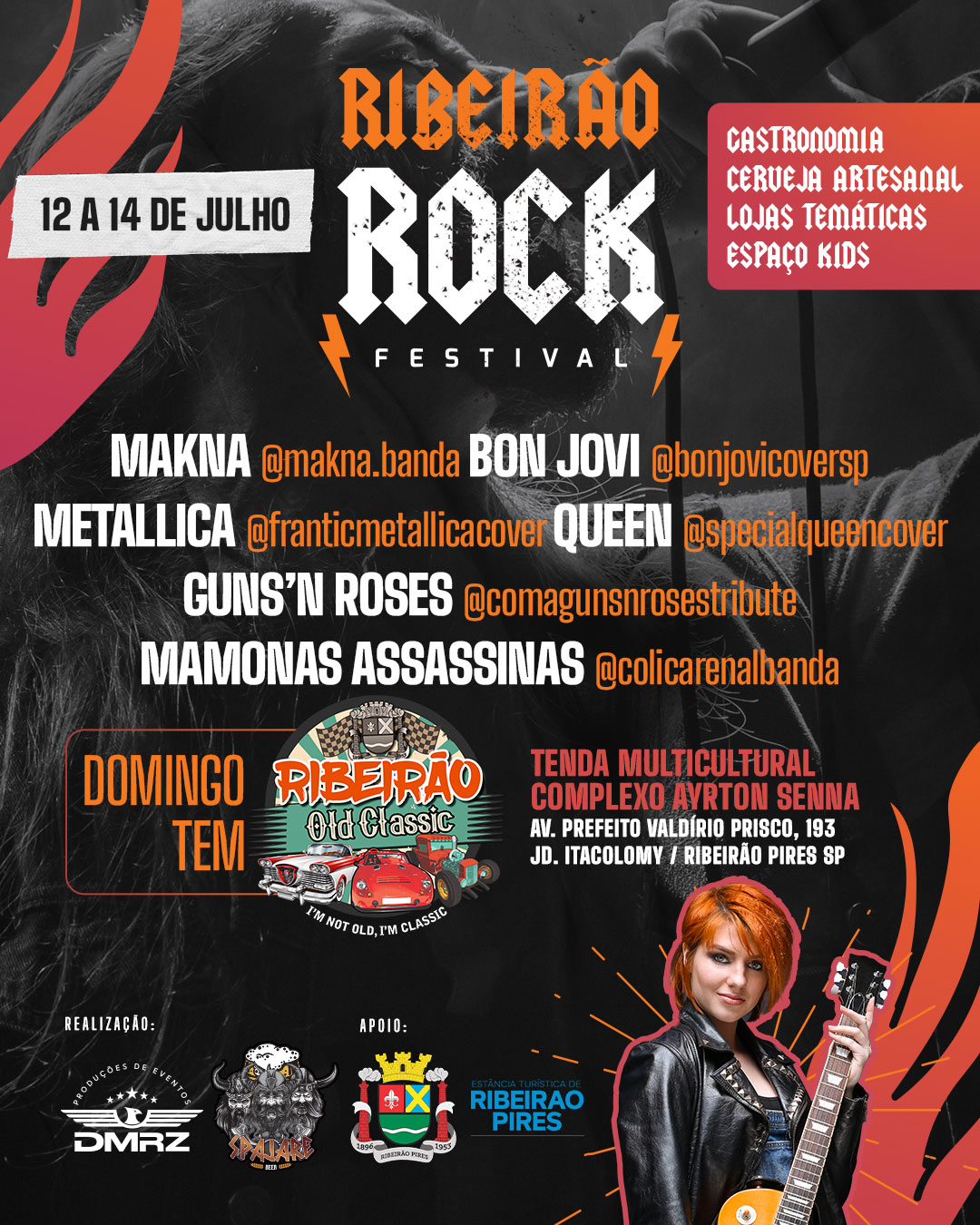 Ribeirão Pires celebrará Dia Mundial do Rock com Festival de música