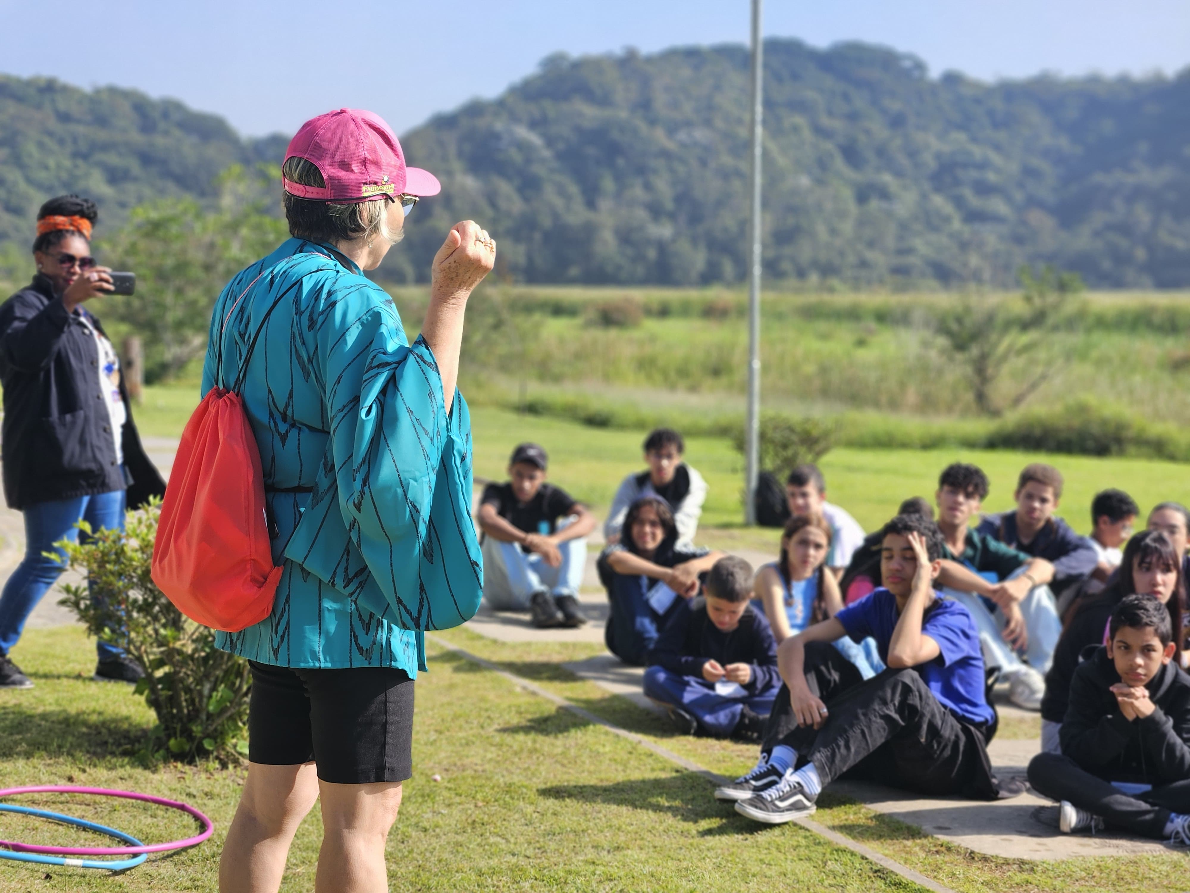 Jovens de Itaquera participam de experiência educativa no Parque Oriental de Ribeirão Pires