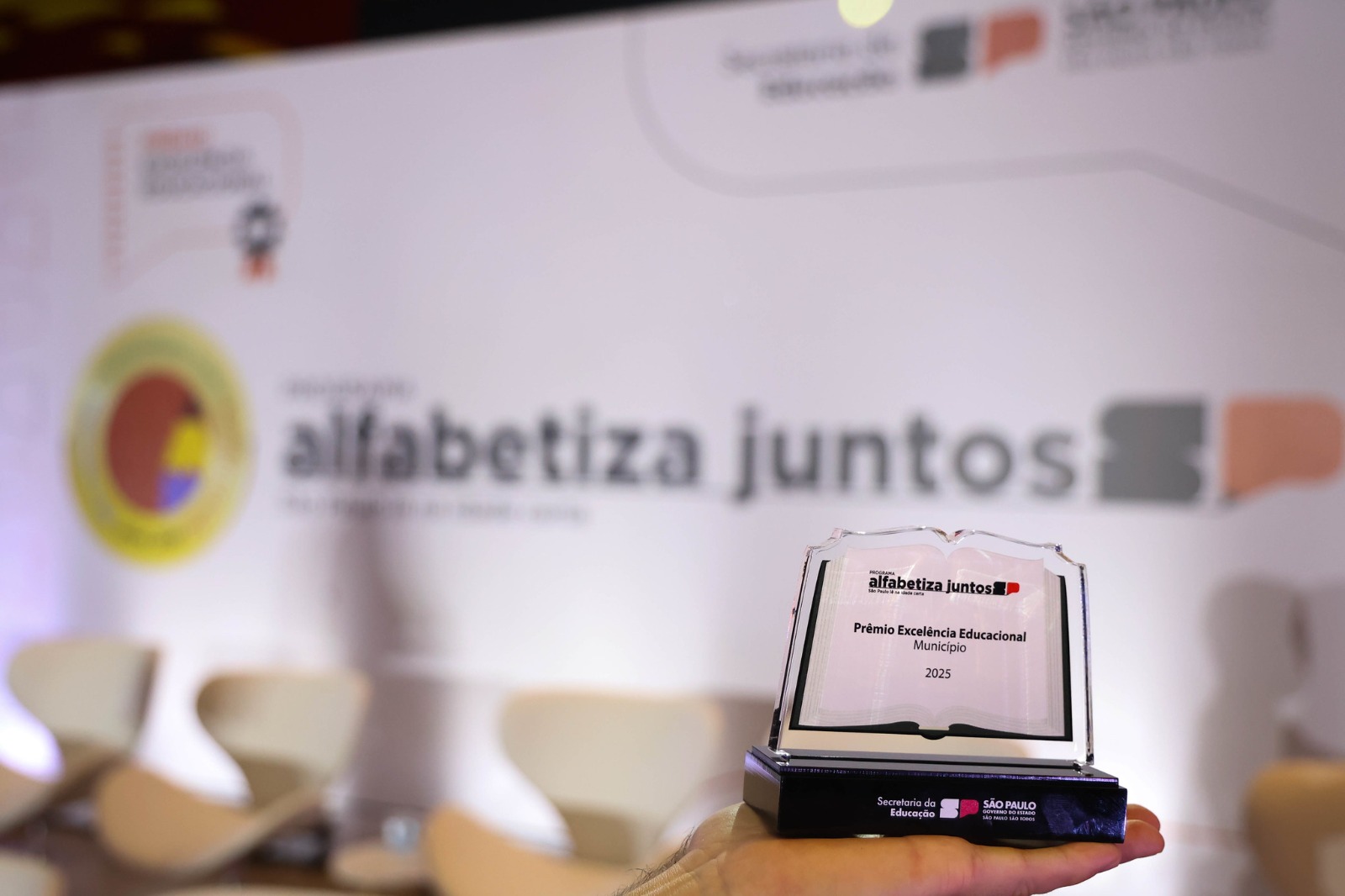 São Caetano conquista Prêmio Excelência Educacional 2025 do programa Alfabetiza Juntos SP