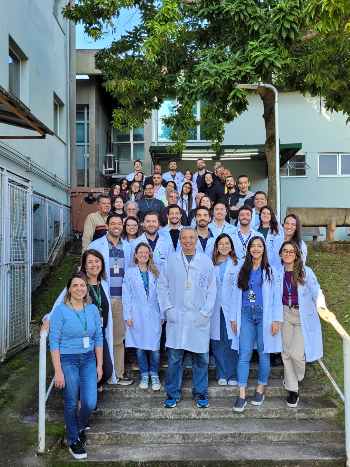 Equipe da FMABC responsável pelos atendimentos no mutirão (Foto: Divulgação)